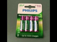 Mobil Mainan Baterai Isi Ulang Philips AA NIMH 2500mAh MSDS Disetujui