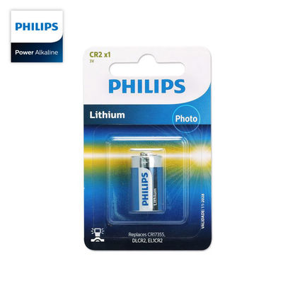 Anti Scald CR123 Lithium Button Battery PHILIPS Single Pack Minicells